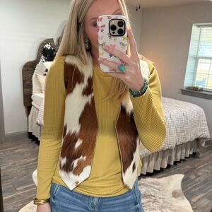 Cowhide Vest